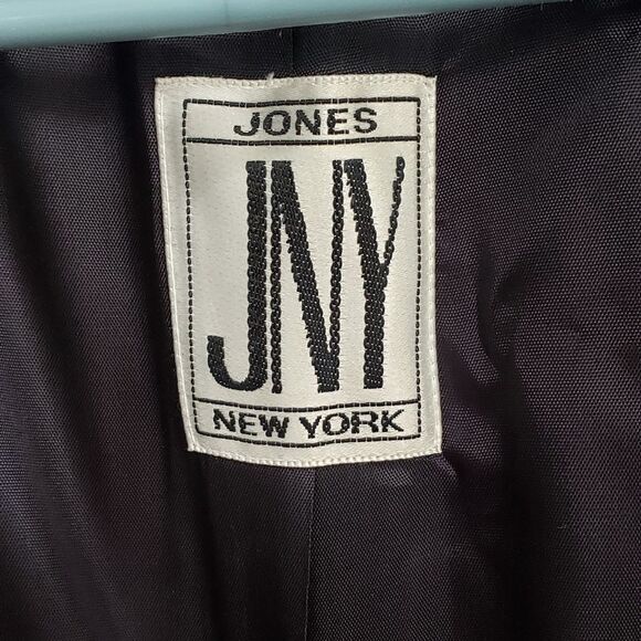 Jones New York double breasted navy blue wool peacoat size medium - Picture 5 of 6